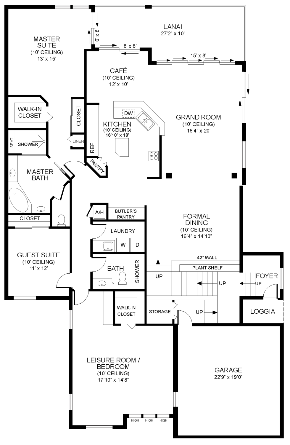 Floor Plan - 8549 Via Garibaldi Circle